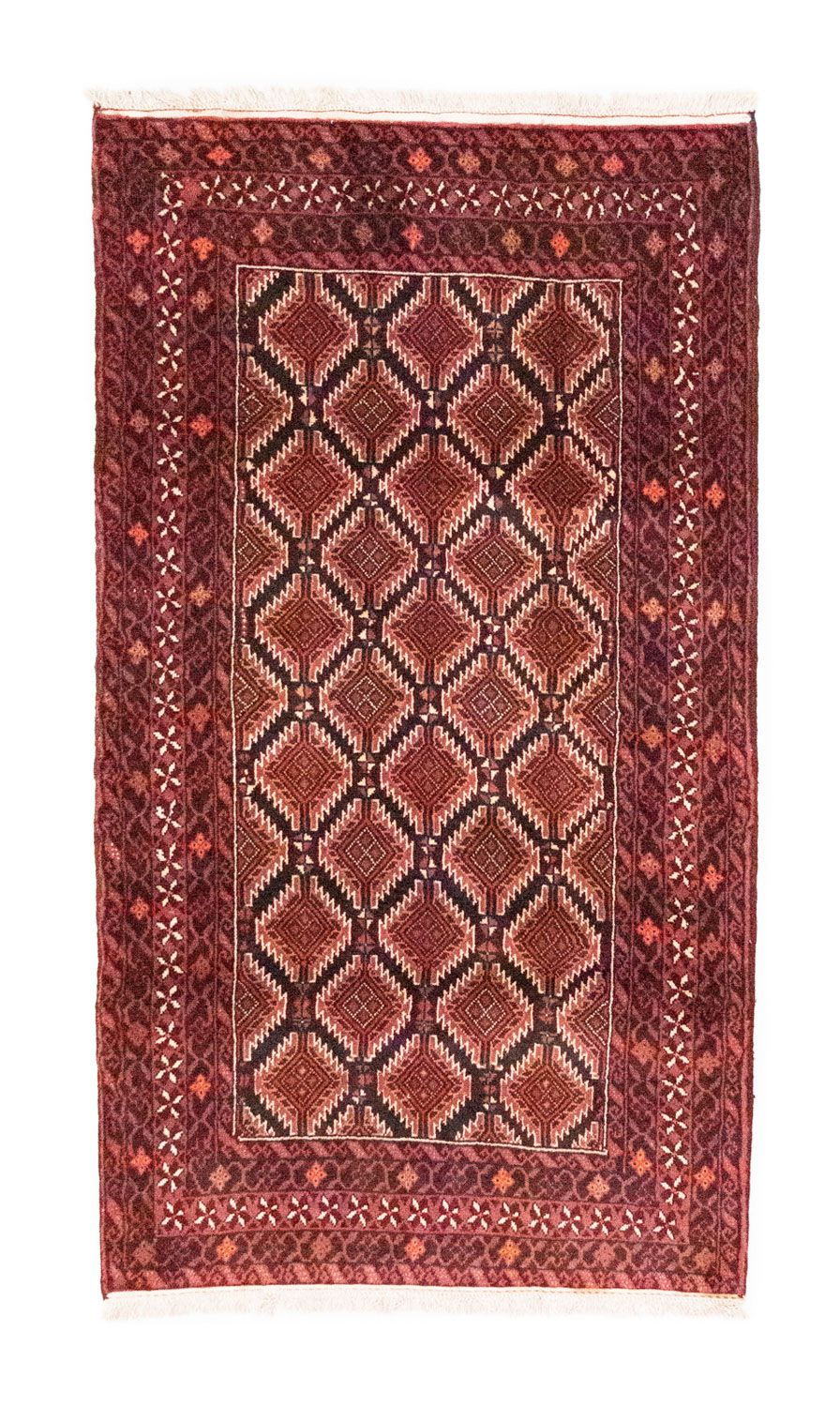 Runner Belutsch Rug - 185 x 102 cm - brown