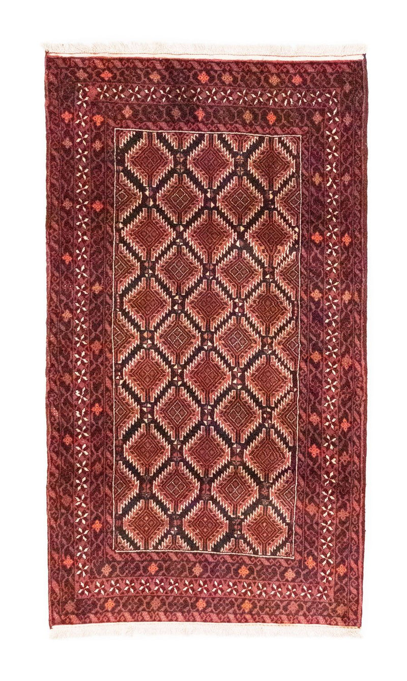 Runner Belutsch Rug - 185 x 102 cm - brown