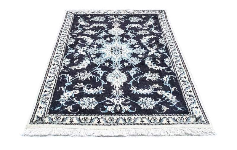 Perser Rug - Nain - 131 x 90 cm - dark blue