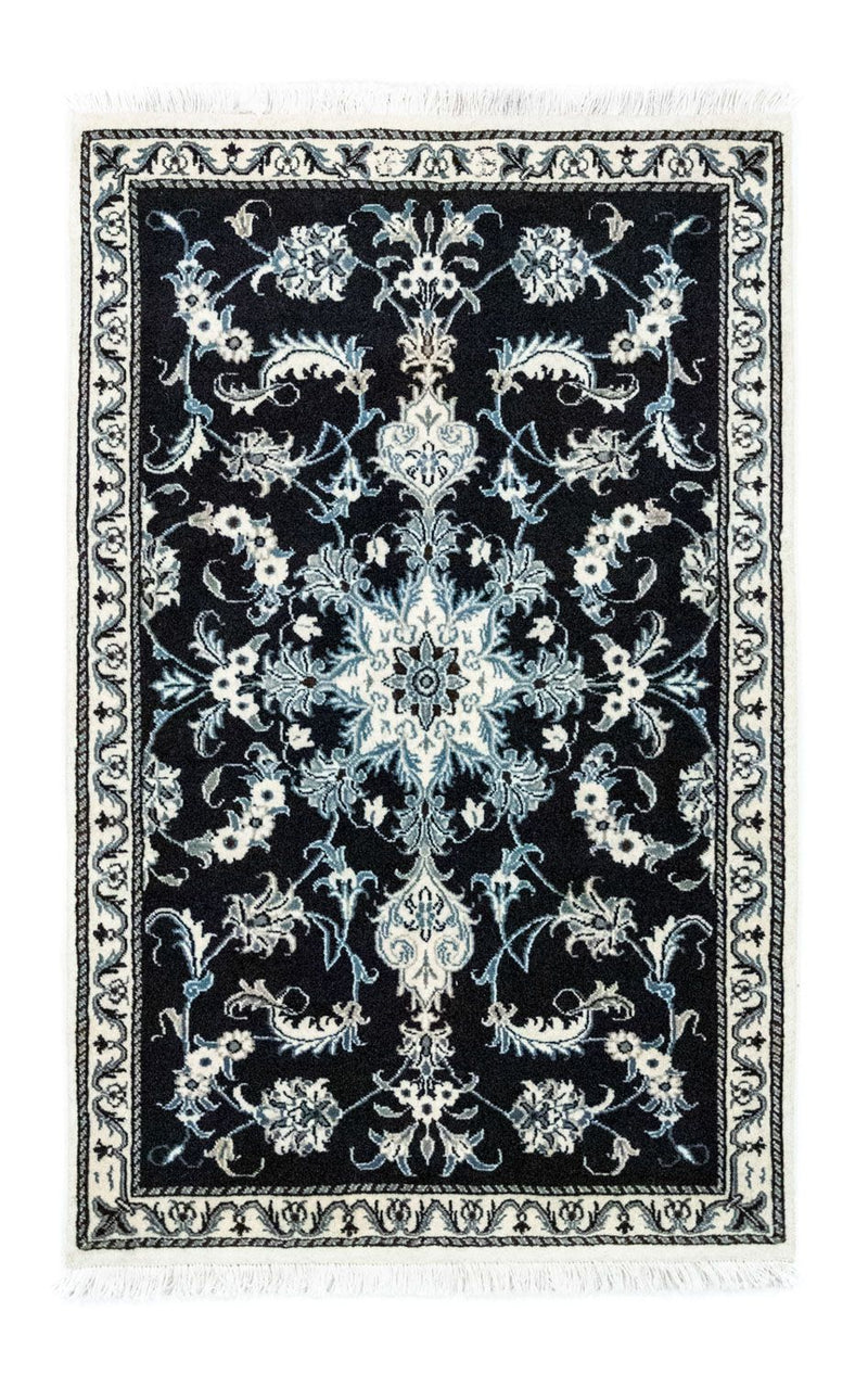 Perser Rug - Nain - 136 x 90 cm - dark blue