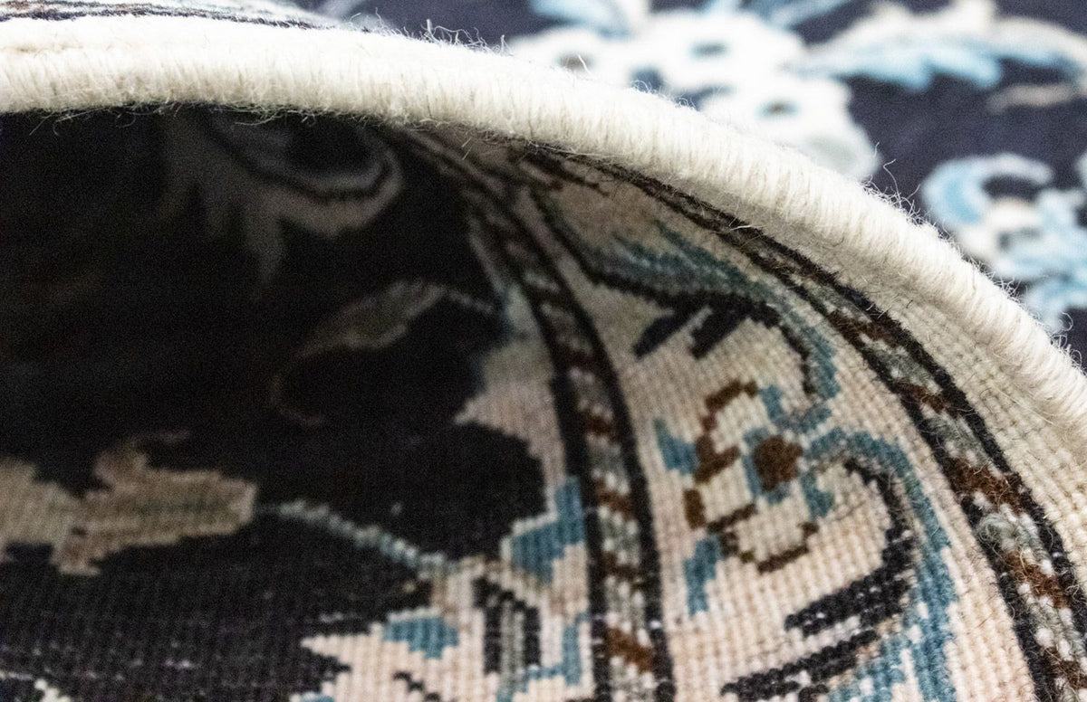 Perser Rug - Nain - 136 x 90 cm - dark blue