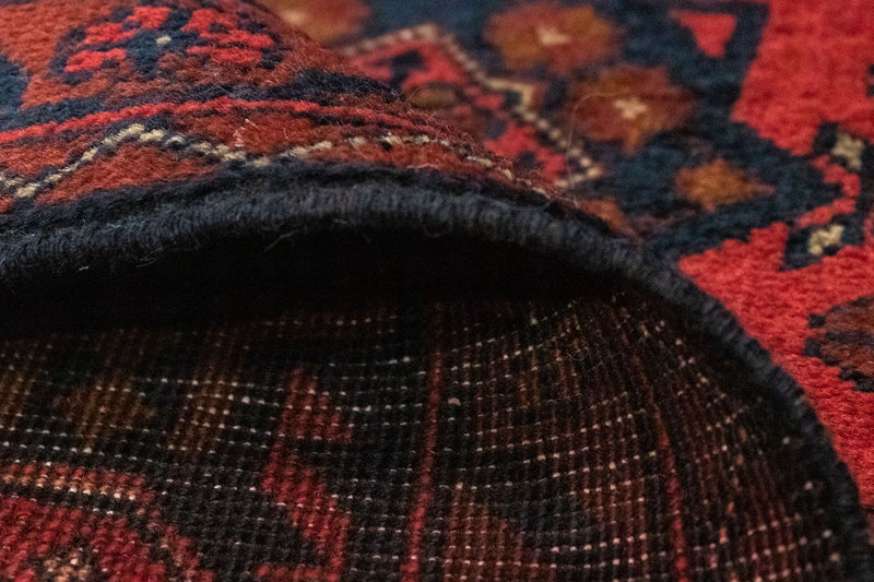 Afghan Rug - Kunduz - 149 x 103 cm - red