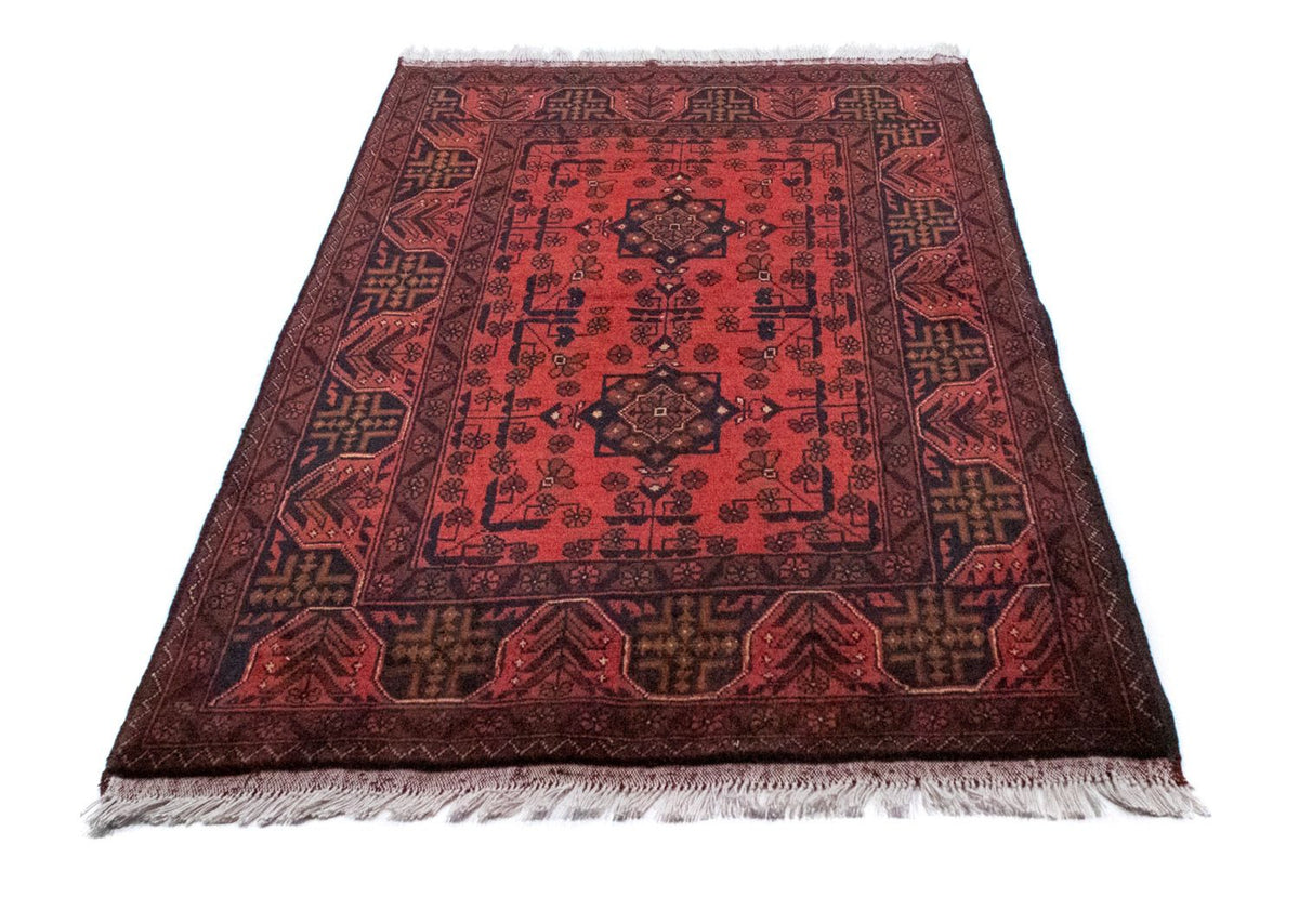 Afghan Rug - Kunduz - 149 x 103 cm - red