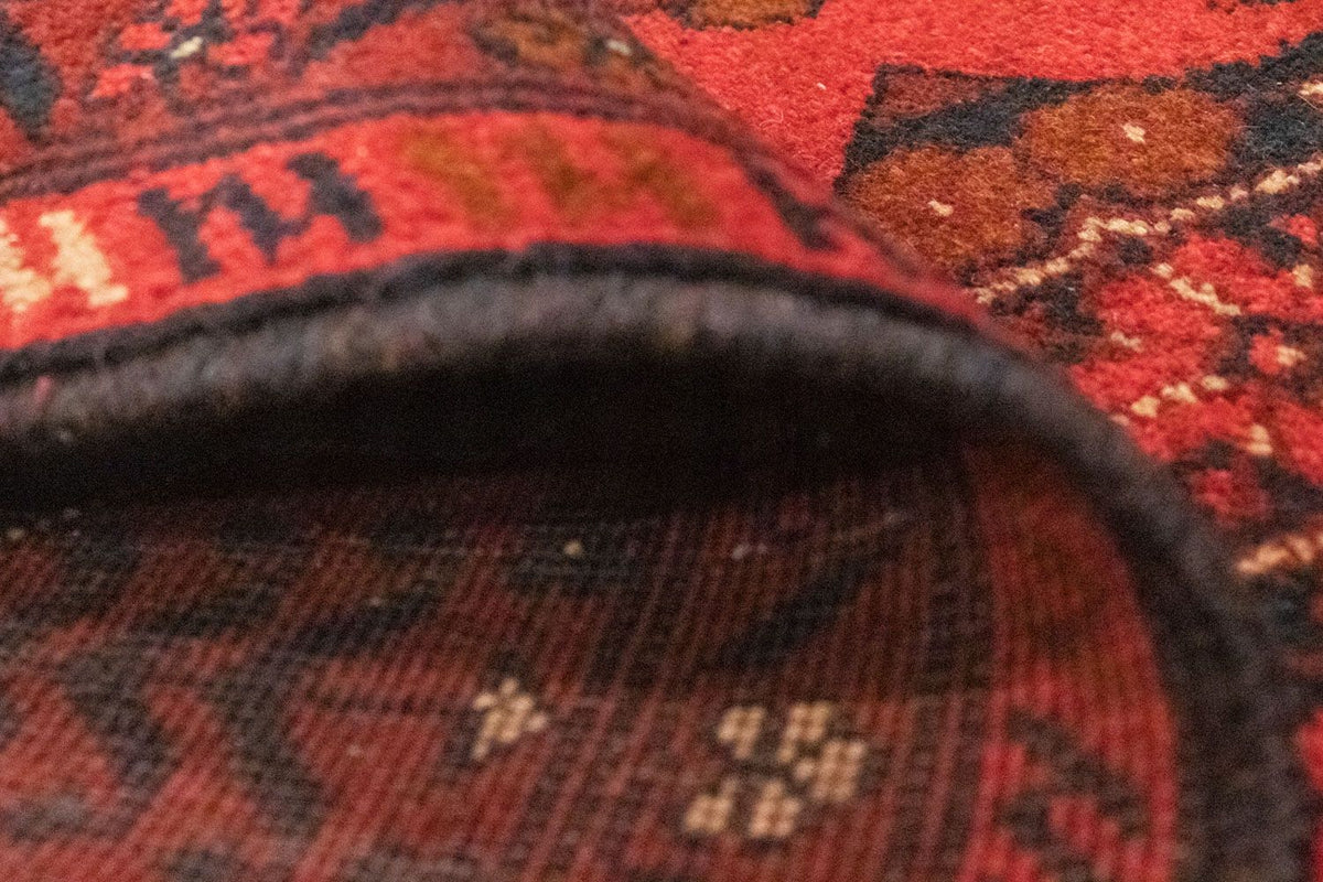 Afghan Rug - Kunduz - 150 x 100 cm - red