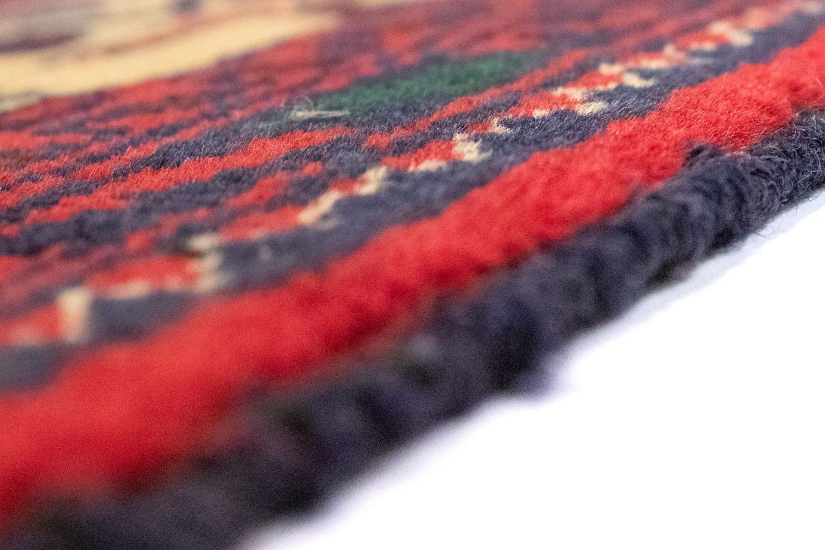 Afghan Rug - 143 x 105 cm - blue