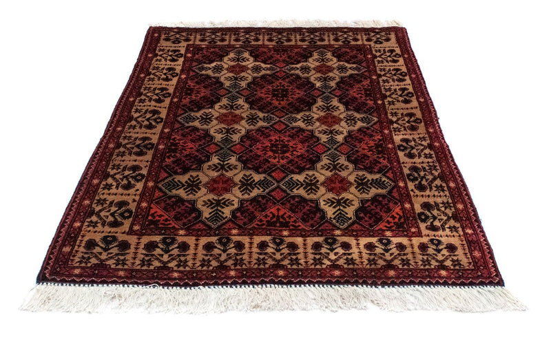 Afghan Rug - 144 x 98 cm - brown