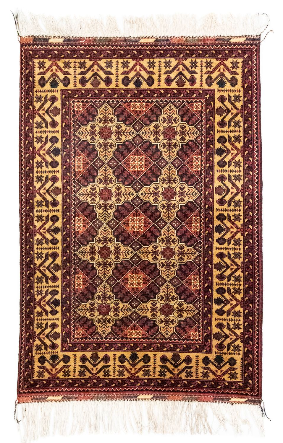 Afghan Rug - 150 x 100 cm - blue
