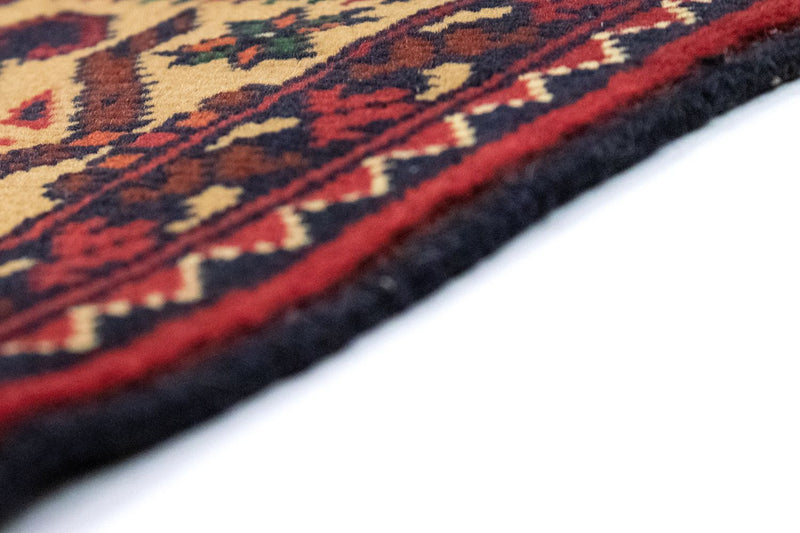 Afghan Rug - 150 x 100 cm - blue