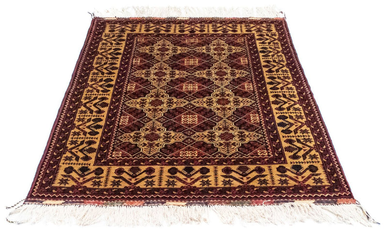 Afghan Rug - 150 x 100 cm - blue