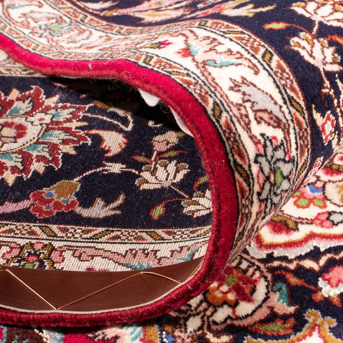 Perser Rug - Tabriz - Royal square  - 246 x 245 cm - dark red