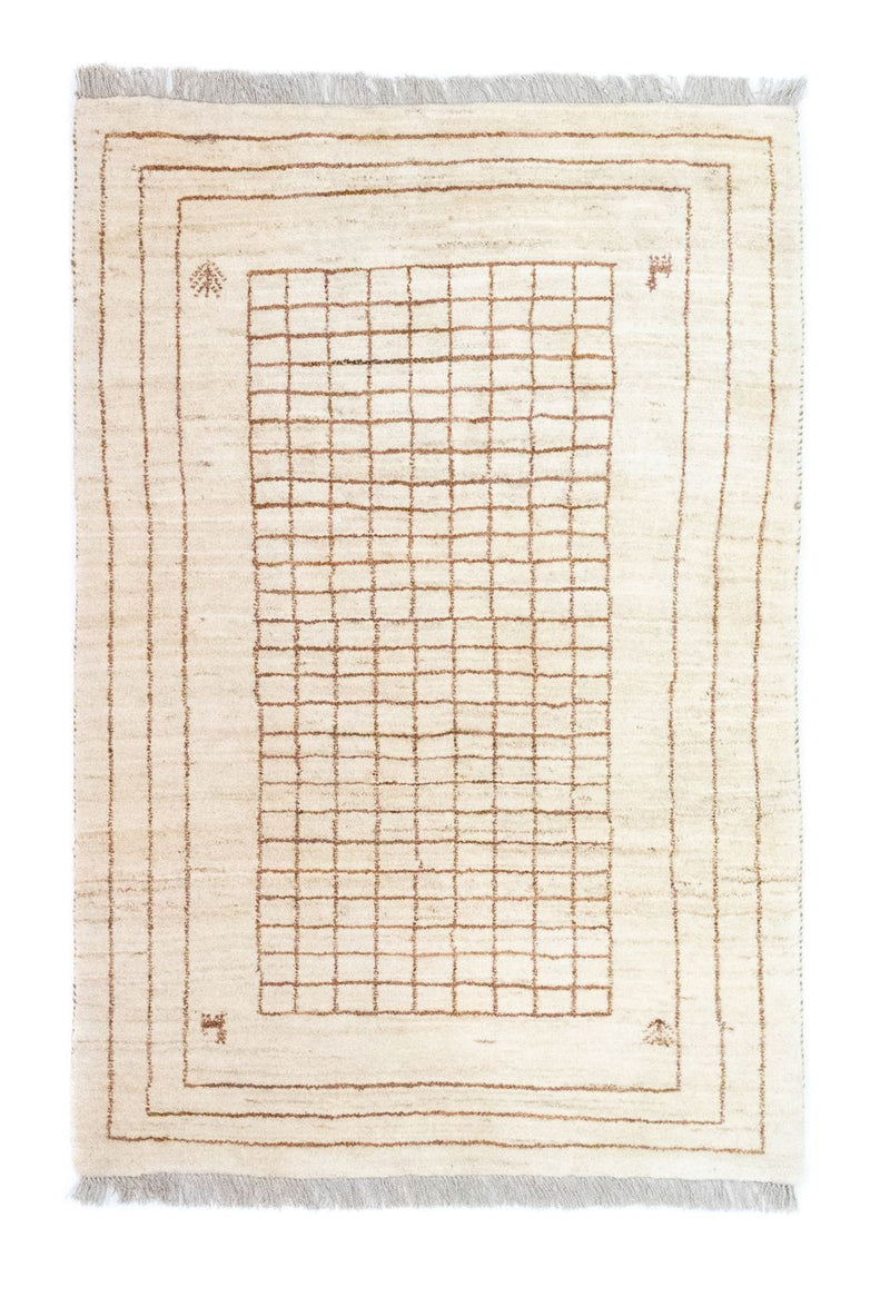 Gabbeh Rug - Perser - 145 x 100 cm - beige