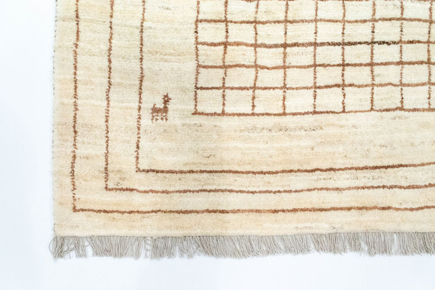 Persian Gabbeh Rug 145x100cm - Perserteppich Wollteppich