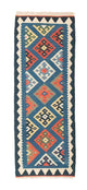 Runner Kelim Rug - Oriental - 201 x 65 cm - blue