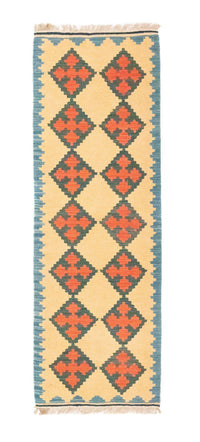 Runner Kelim Rug - Oriental - 200 x 60 cm - beige