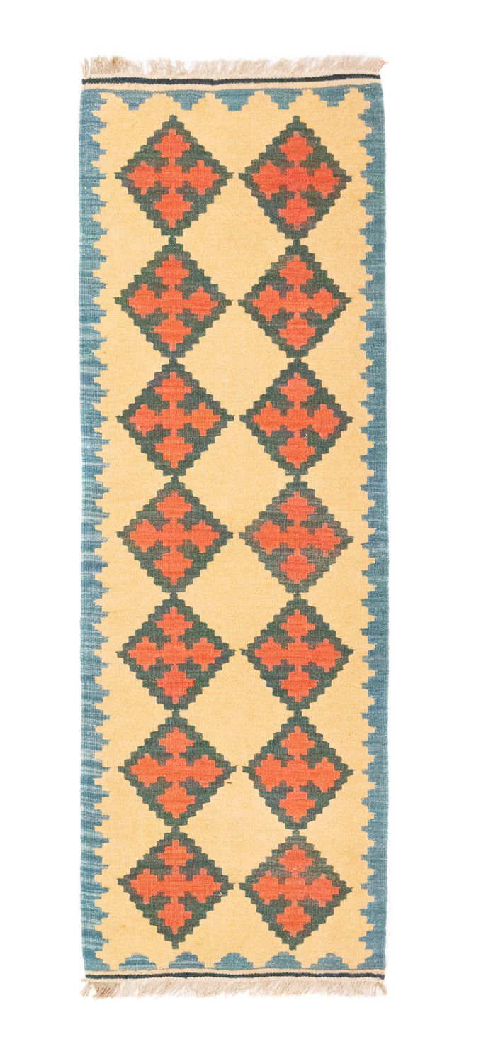 Runner Kelim Rug - Oriental - 200 x 60 cm - beige