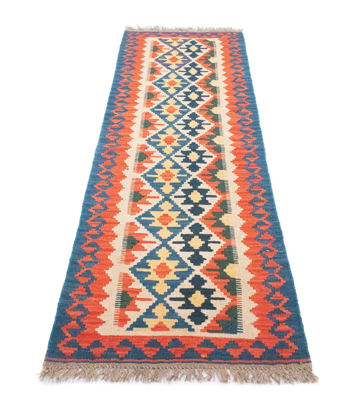 Runner Kelim Rug - Oriental - 207 x 60 cm - orange