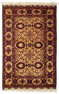 Afghan Rug - 156 x 101 cm - beige