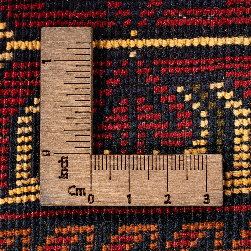 Afghan Rug - 145 x 93 cm - dark red