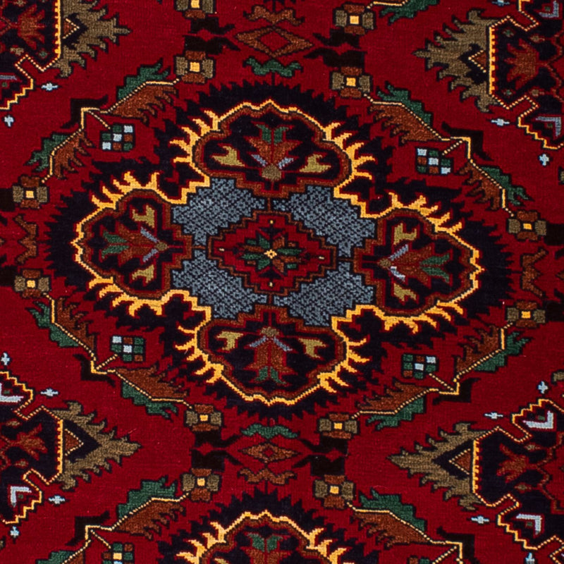 Afghan Rug - 145 x 93 cm - dark red