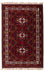 Afghan Rug - 145 x 93 cm - dark red
