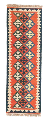 Runner Kelim Rug - Oriental - 195 x 63 cm - orange