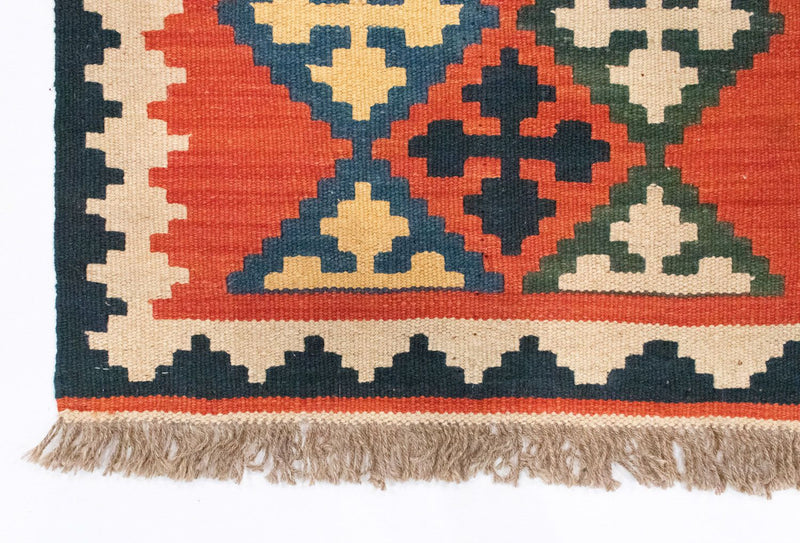 Runner Kelim Rug - Oriental - 195 x 63 cm - orange