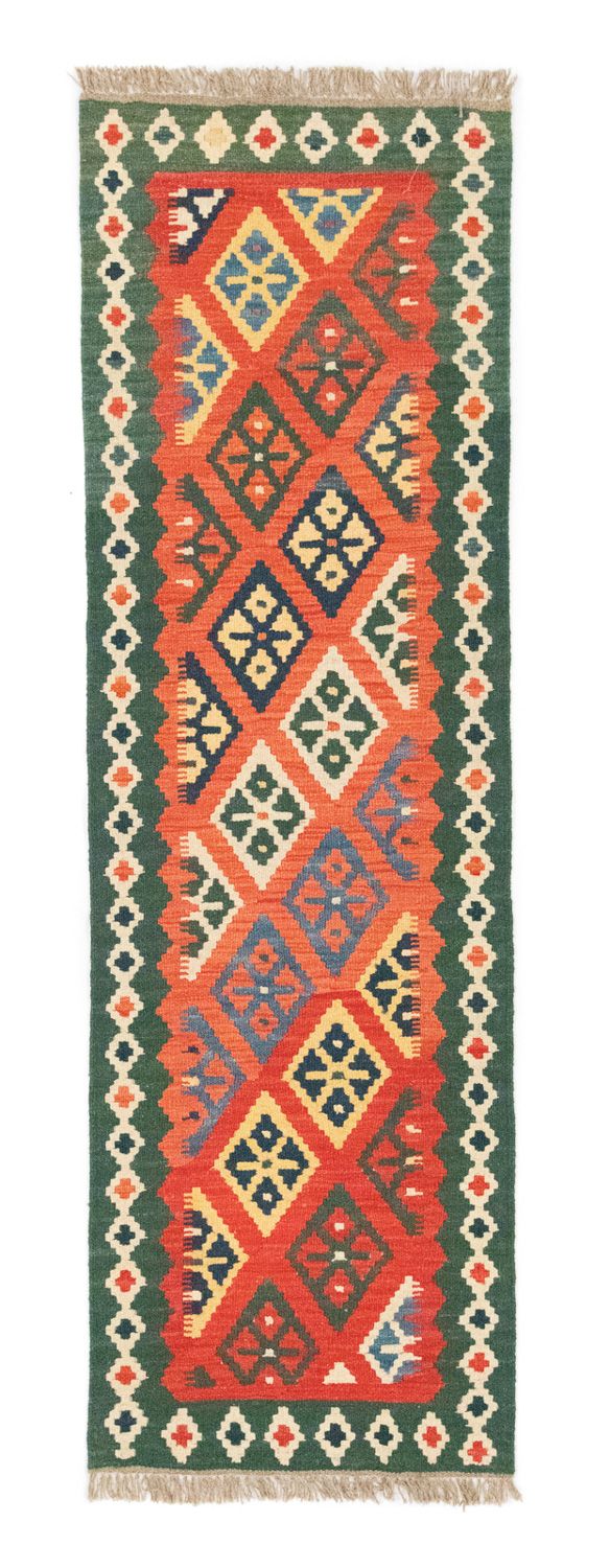 Runner Kelim Rug - Oriental - 202 x 61 cm - orange