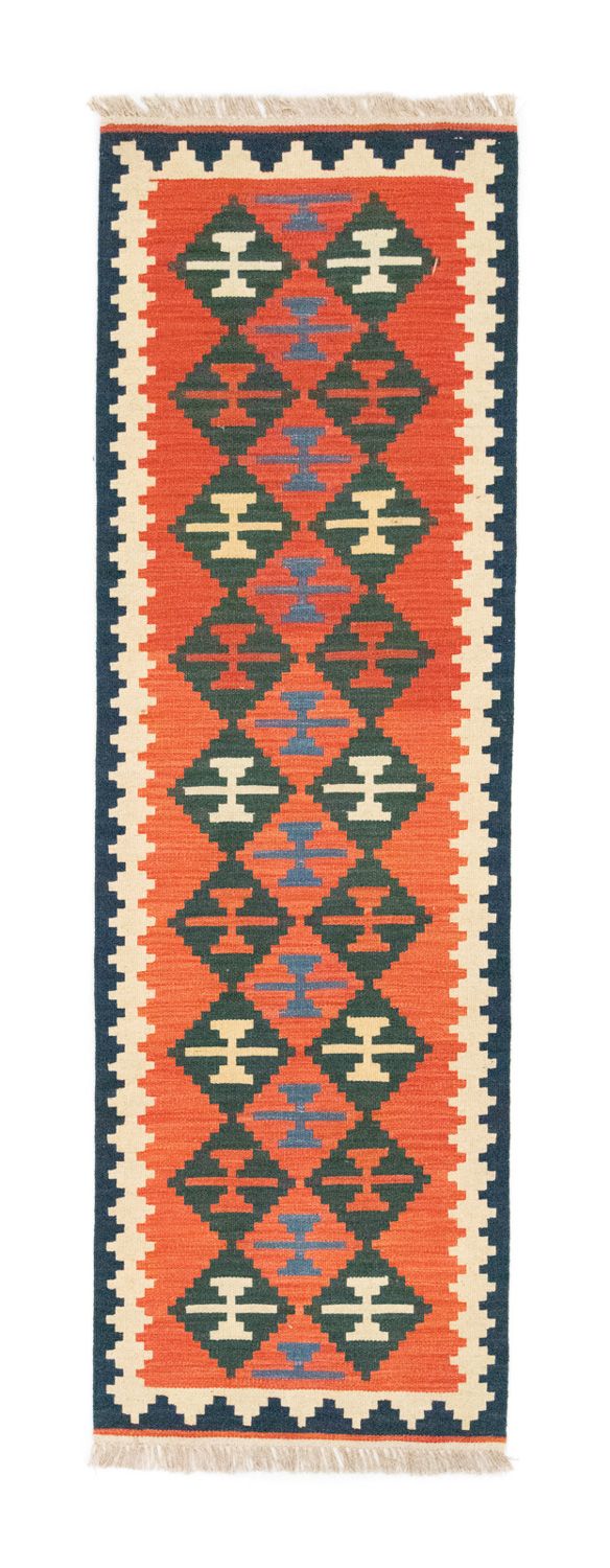 Runner Kelim Rug - Oriental - 197 x 62 cm - orange