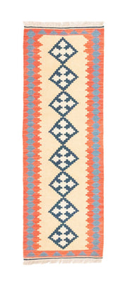 Runner Kelim Rug - Oriental - 205 x 60 cm - beige