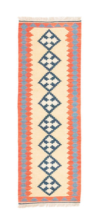 Runner Kelim Rug - Oriental - 205 x 60 cm - beige