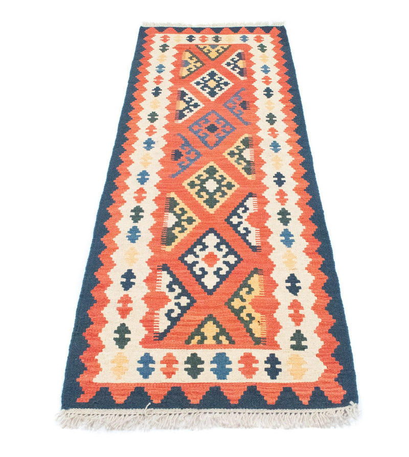 Runner Kelim Rug - Oriental - 200 x 63 cm - orange