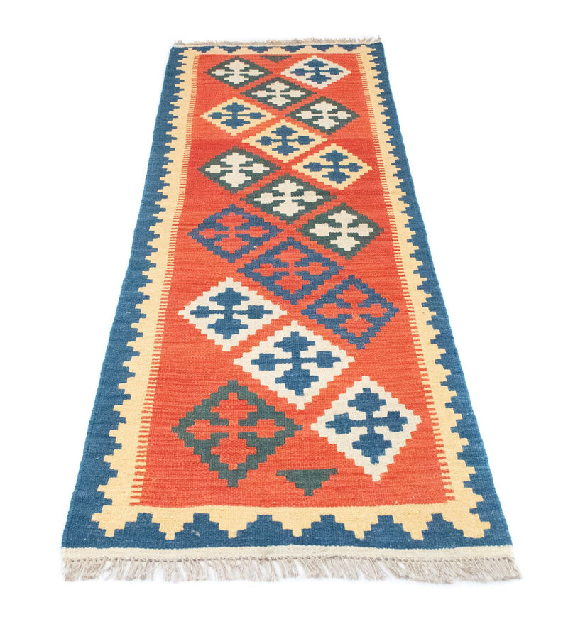 Runner Kelim Rug - Oriental - 200 x 70 cm - orange