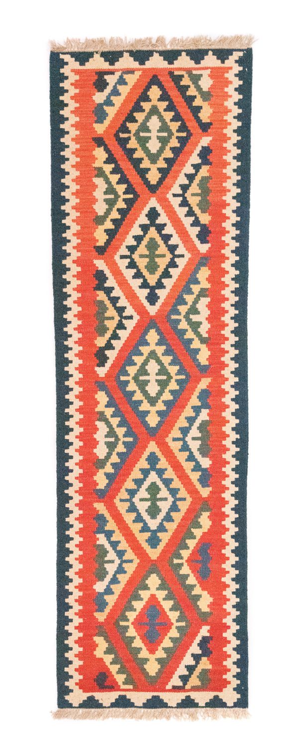 Runner Kelim Rug - Oriental - 204 x 60 cm - orange