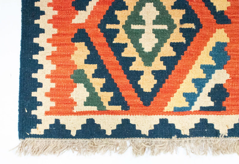 Runner Kelim Rug - Oriental - 204 x 60 cm - orange