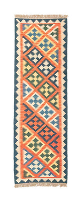 Runner Kelim Rug - Oriental - 206 x 61 cm - orange