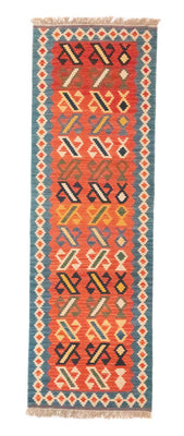 Runner Kelim Rug - Oriental - 203 x 65 cm - orange