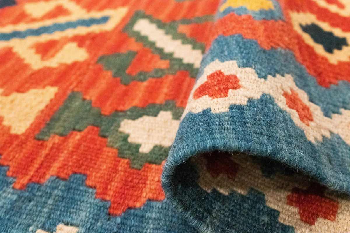 Runner Kelim Rug - Oriental - 203 x 65 cm - orange