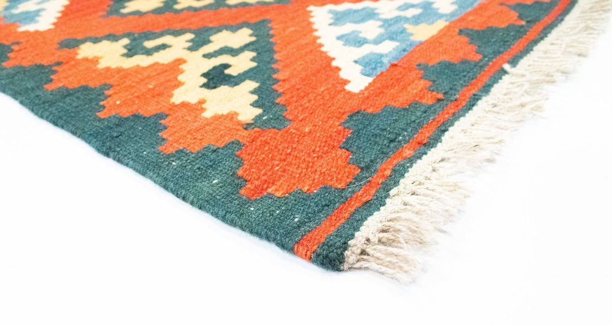 Runner Kelim Rug - Oriental - 207 x 62 cm - orange