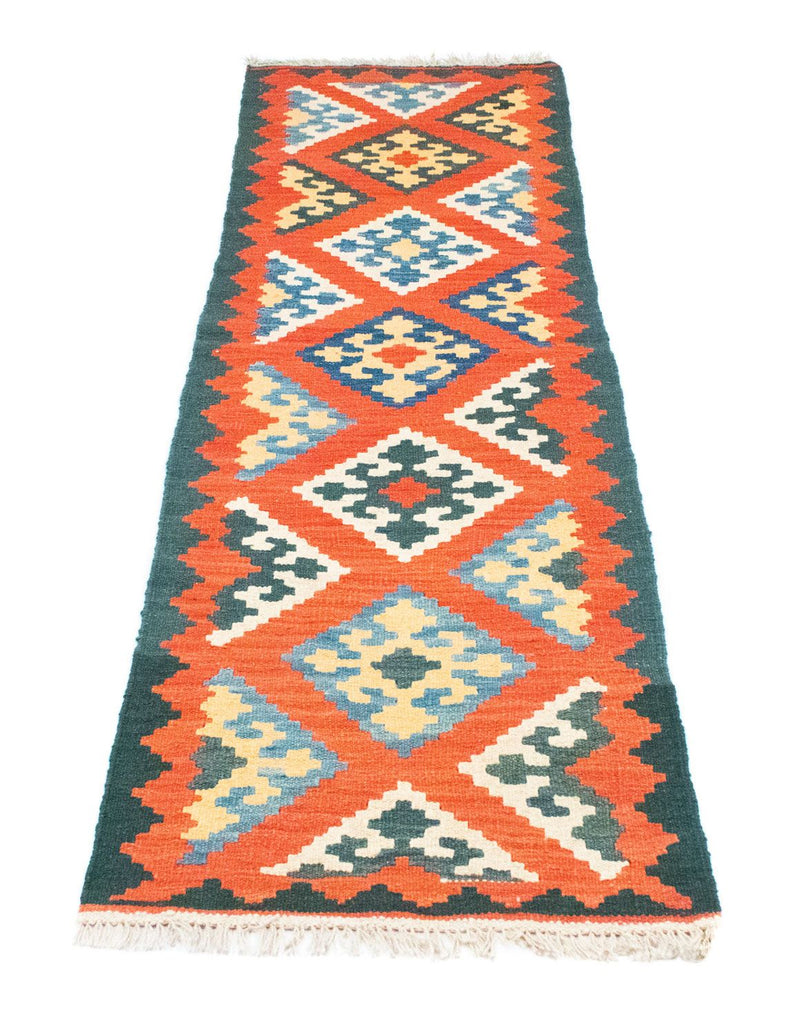 Runner Kelim Rug - Oriental - 207 x 62 cm - orange