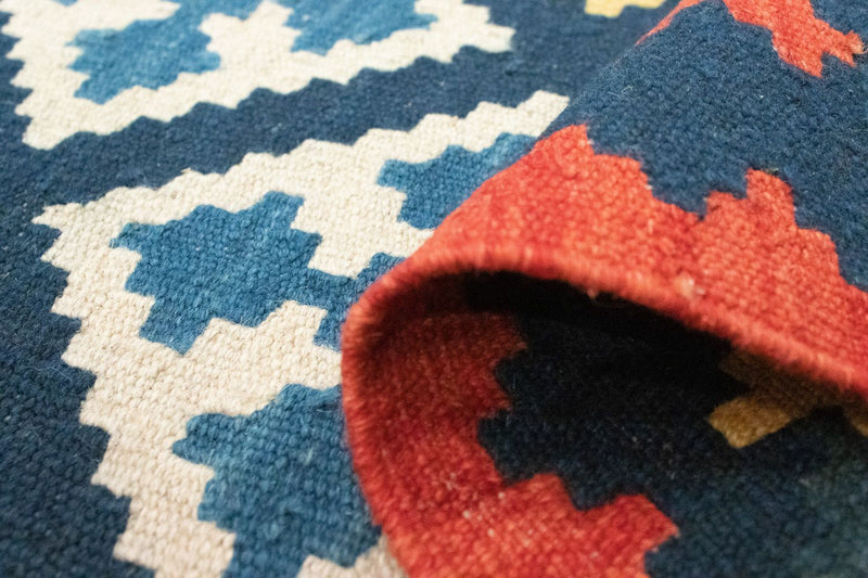 Runner Kelim Rug - Oriental - 204 x 70 cm - blue