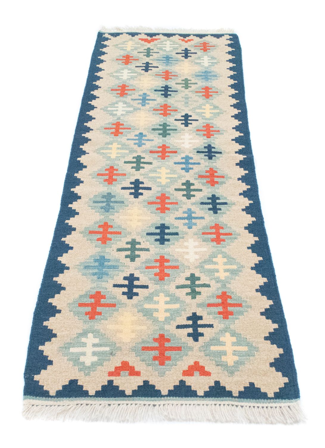 Runner Kelim Rug - Oriental - 193 x 61 cm - beige