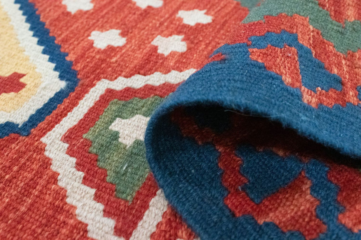 Runner Kelim Rug - Oriental - 194 x 64 cm - orange