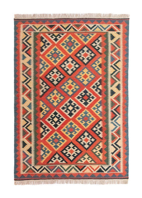 Kelim Rug - Oriental - 212 x 148 cm - orange