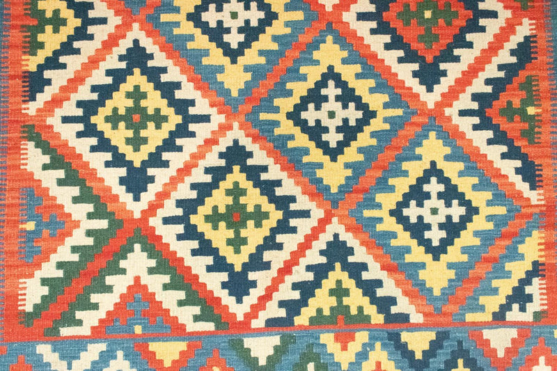 Kelim Rug - Oriental - 196 x 150 cm - orange