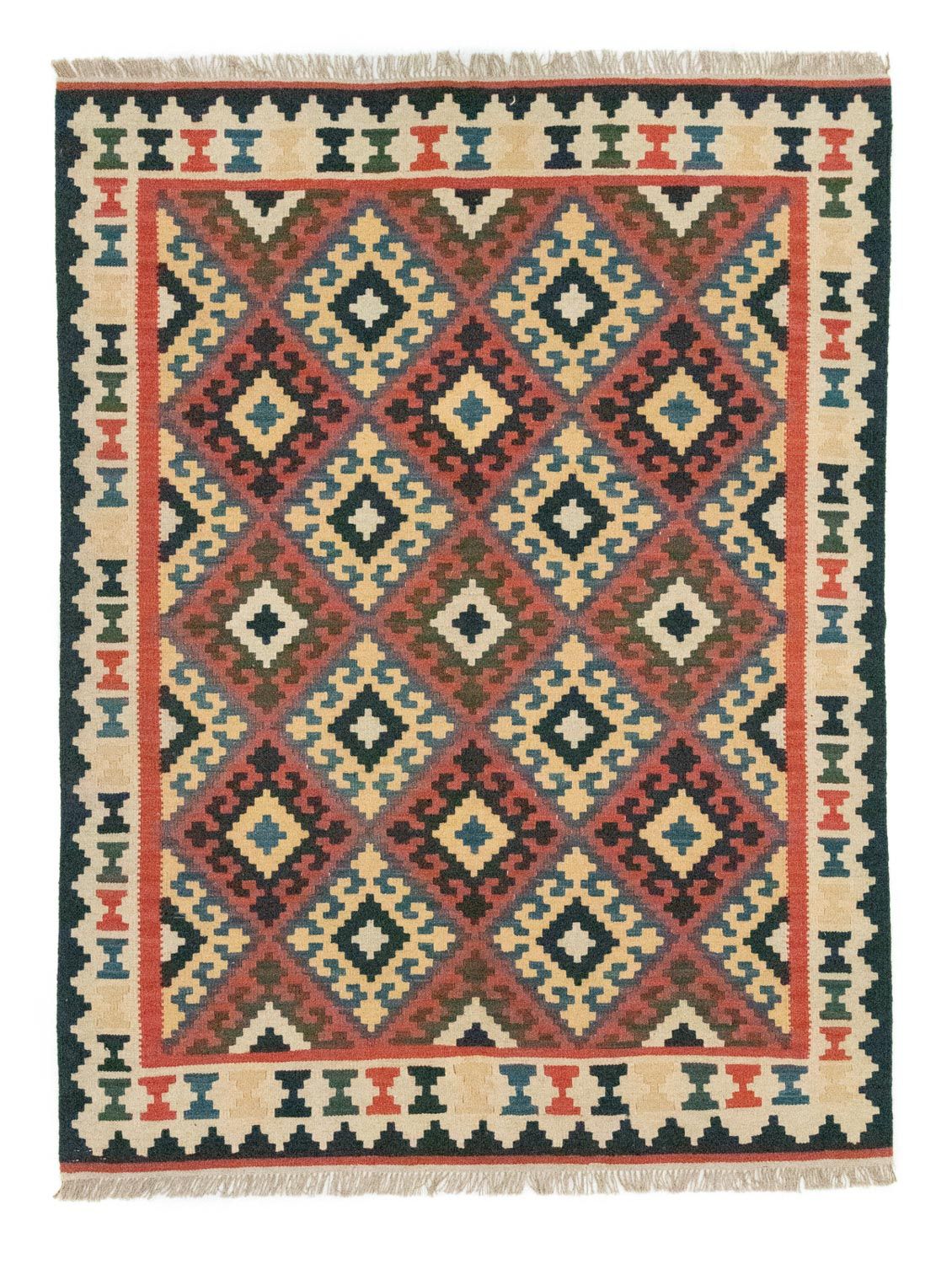 Kelim Rug - Oriental - 200 x 150 cm - brown