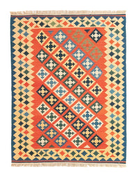 Kelim Rug - Oriental - 200 x 155 cm - orange