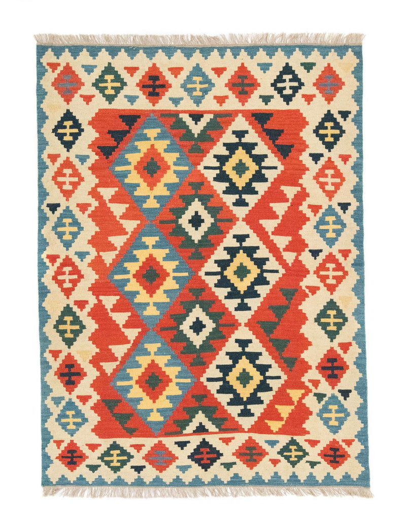 Kelim Rug - Oriental - 203 x 150 cm - orange