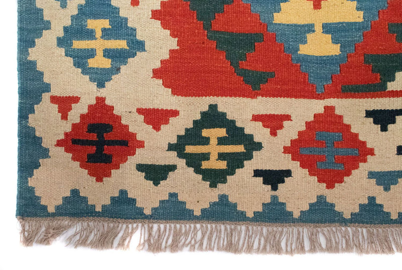 Kelim Rug - Oriental - 203 x 150 cm - orange