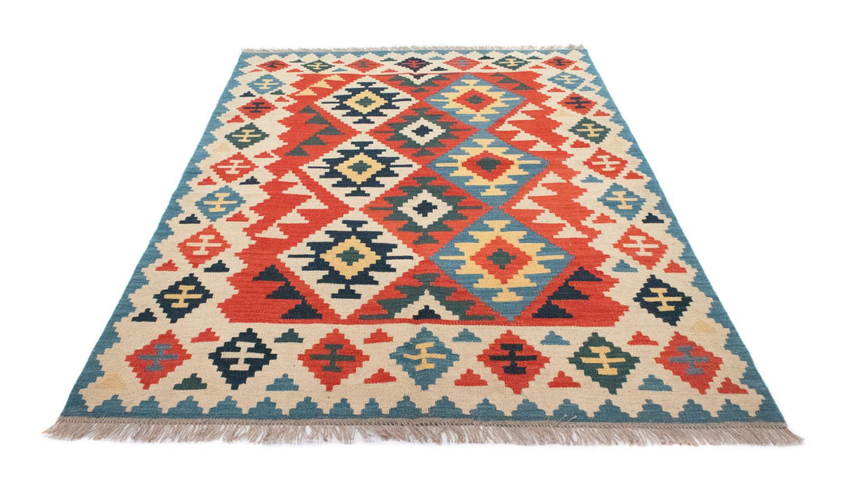 Kelim Rug - Oriental - 203 x 150 cm - orange