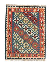 Kelim Rug - Oriental - 200 x 155 cm - blue